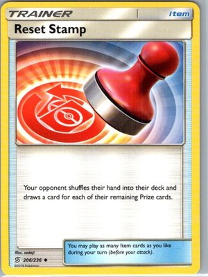 Reset Stamp 206/236 Normal SM - Unified Minds sadaji LP - NM
