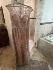 Formal Mother of the Bride Dress Size 6 Soft Pink