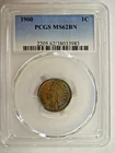 PCGS MS 62 Brown 1900 Indian Head Cent