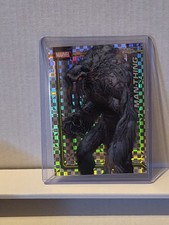 2026 Topps Chrome Marvel MAN-THING - Rainbow XFractor Card #75
