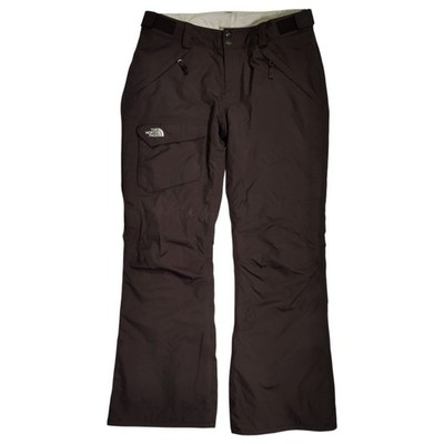 The North Face HyVent Ski Snowboard Pants Womens Size L Brown Zip