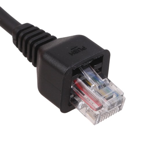 RJ45 Wire Microphone Speaker Spring Line For Yaesu FT450 FT817 FT857 FT897 Radio - Picture 5 of 8