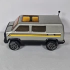 Vintage Tonka Play People Silver Sparkle Steel Boogie Custom Van Toy Yellow USA