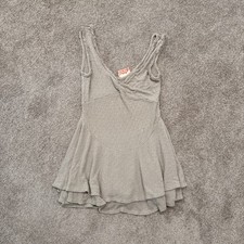 Women’s Size Medium Free People Alice Mini Dress Neutral Tan