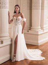 Elysee Firouze Size 12 Color ivory nude Retail$3,585