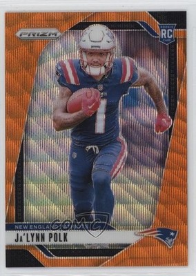 2024 Panini Prizm Rookies Orange Wave 4/60 Ja'Lynn Polk #339 Rookie RC yw3