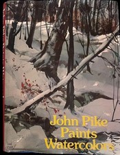 SIGNED John PIKE PAINTS WATERCOLORS Book INSTRUCTION w/ DEMONSTRATIONS