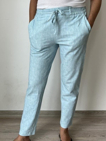 Women Max Mara Trousers Turquoise 36 / S / 44