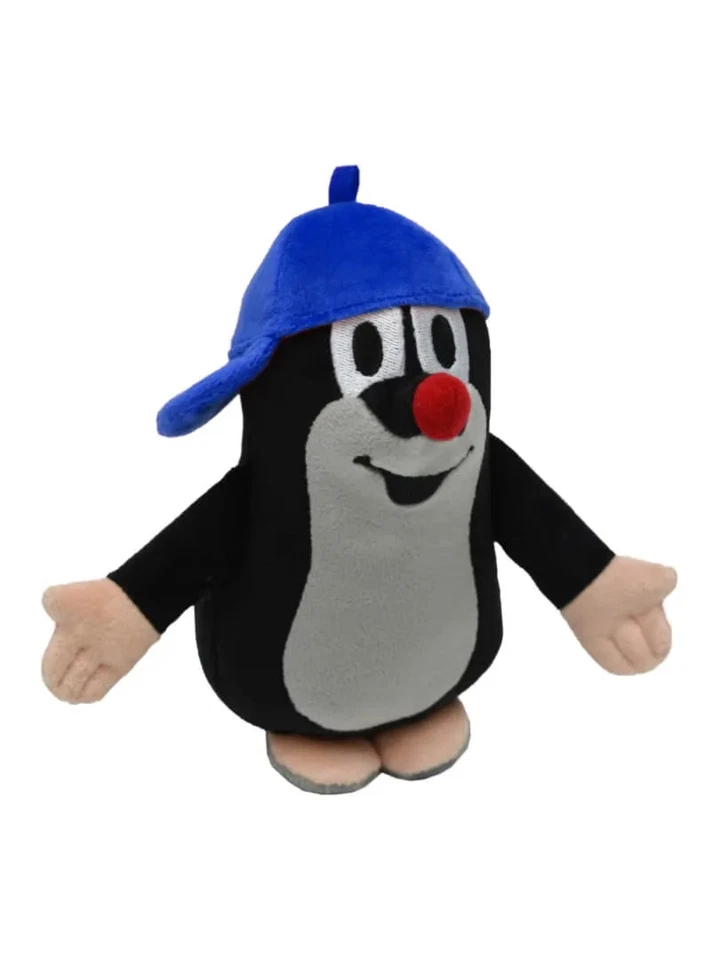 MUNABO Plüschfigur Der kleine Maulwurf mit Basecap, blau, 16 cm