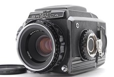 NEAR MINT Zenza Bronica S2 Camera 6x6 Black w/Nikkor-P 75mm F2.8 Lens From JPN