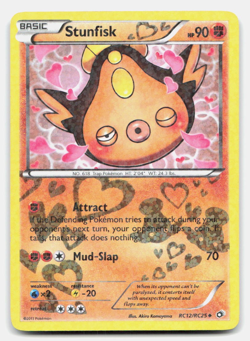Stunfisk RC12/RC25 Holo Legendary Treasures: Radiant Collection Pokemon NM/LP