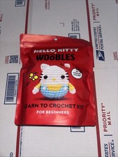 The Woobles Hello Kitty Crochet Kit Learn to Crochet for Beginners NEW