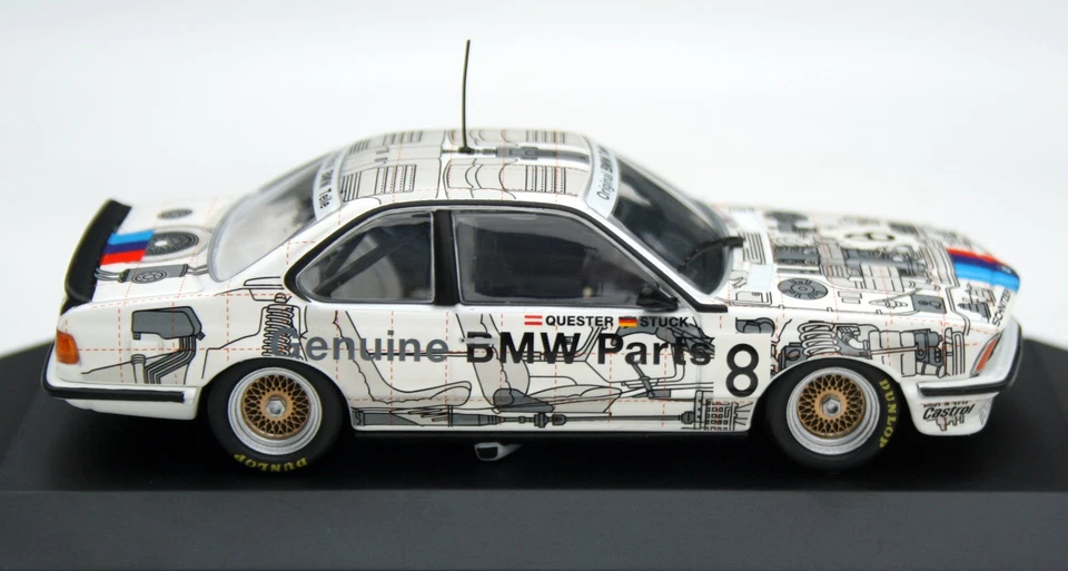 BMW 635 CSI talla A Etc 1984 Schnitzer #8 H J. Piece/Quester, MINICHAMPS M.1: 43 Foto 4 de 4