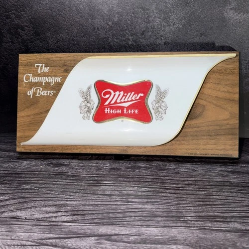 Miller Highlife Beer Vintage Sign The Champagne Of Beers