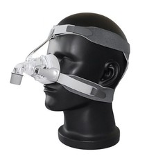Nasenmaske NM4 Nase Schlafapnoemaske Atemmaske für CPAP Therapie + Kopfbänderung