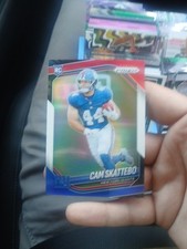 2025 Panini Prizm Cam Skattebo (RC) Red White & Blue Prizm