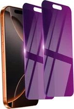 2 Pack Privacy Screen Protector for Iphone 16 Pro Max Tempered Glass 6.9Inch Pri