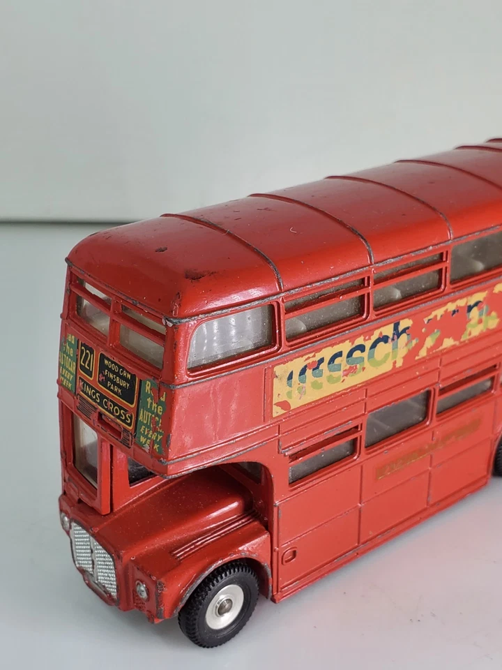 Dinky Toys 289 1/60 Routemaster Double-Decker Bus Diecast Metal Model Toy Car - Image 3 of 4