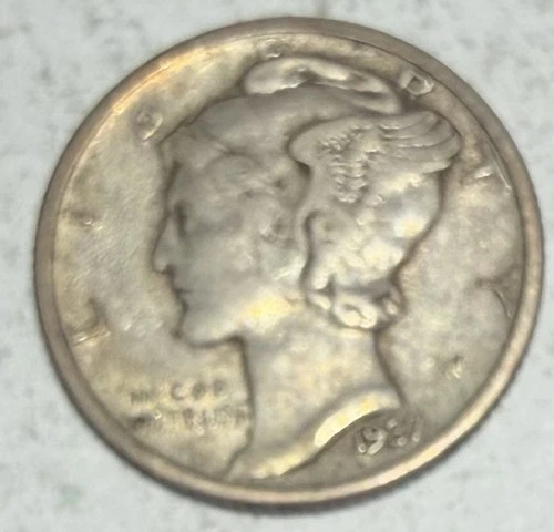 1927 d mercury dime