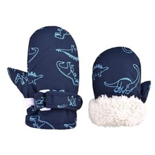 Baby Winter Mittens 0.5-2 Years Old 02 Navy Blue - Not Touchscreen Compatible