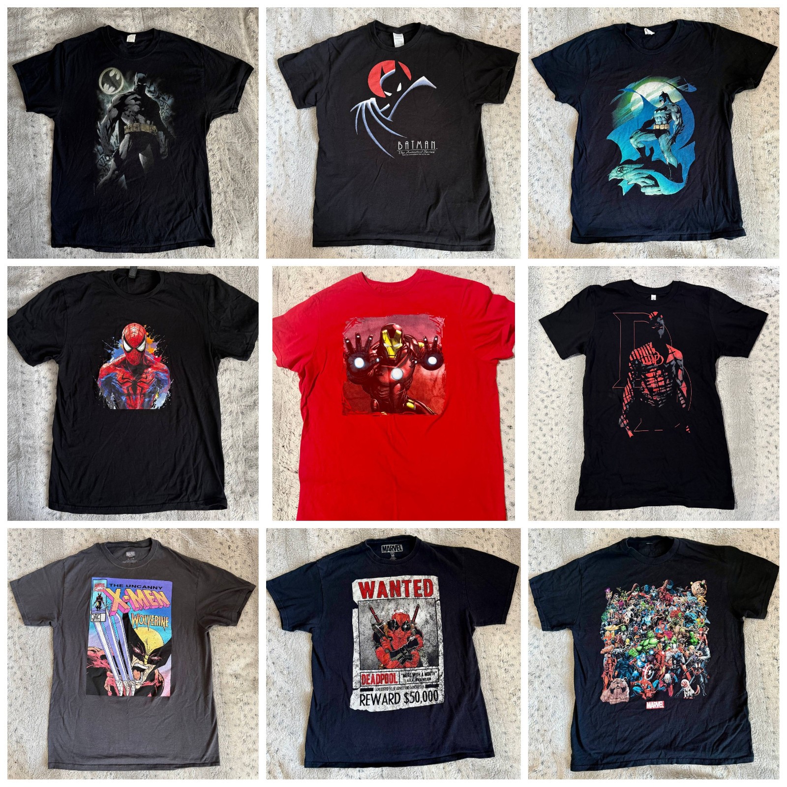 BATMAN SPIDERMAN IRON MAN WOLVERINE DEADPOOL DARE… - image 1