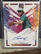 🔥2024 Impeccable Extravagance /49 On Card Auto Colt Emerson True Rookie 🔥 