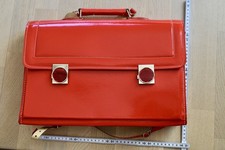 Schultornister Schulranzen Rot Ranzen Vintage