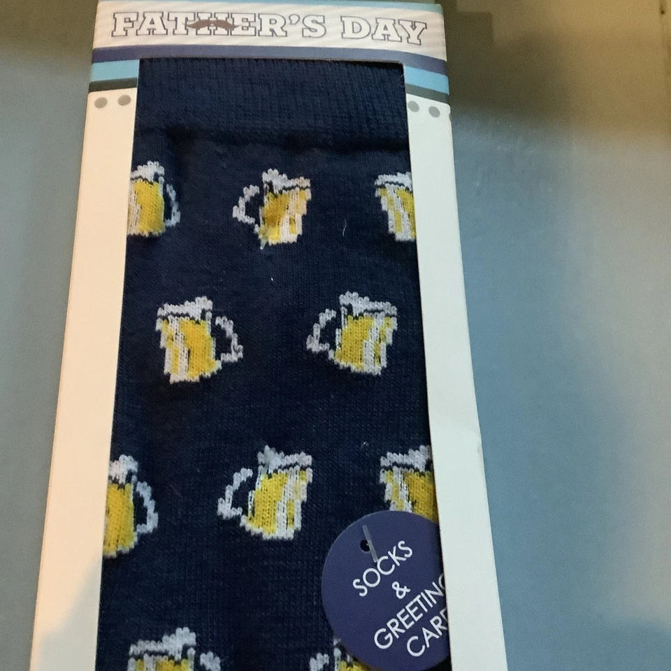 Calcetines para hombre Día del Padre - Calcetines Funky - Con tarjeta de felicitación, talla 6-12 Foto 4 de 4