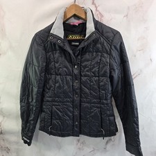 Klim Jacket Womens XS Black Waverly 4082 Puffer Quilted Synthetic Snap Button