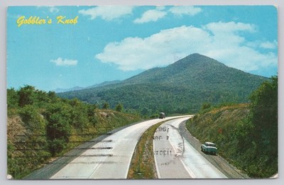 Vintage Gobbler's Knob Pennsylvania Turnpike Scenic Postcard 1960