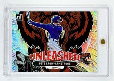 Pete Crow-Armstrong REFRACTOR ROOKIE RC CUBS PROSPECT SPARKLE SP + HOLDER