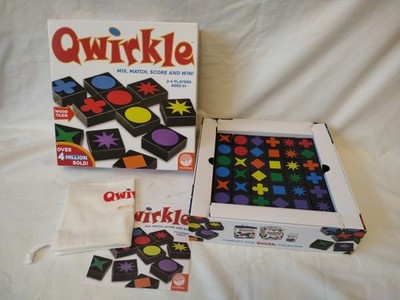 QWIRKLE: Strategiespiel mit Holzplättchen - KOMPLETT & SEHR GUTER ZUSTAND Ref2