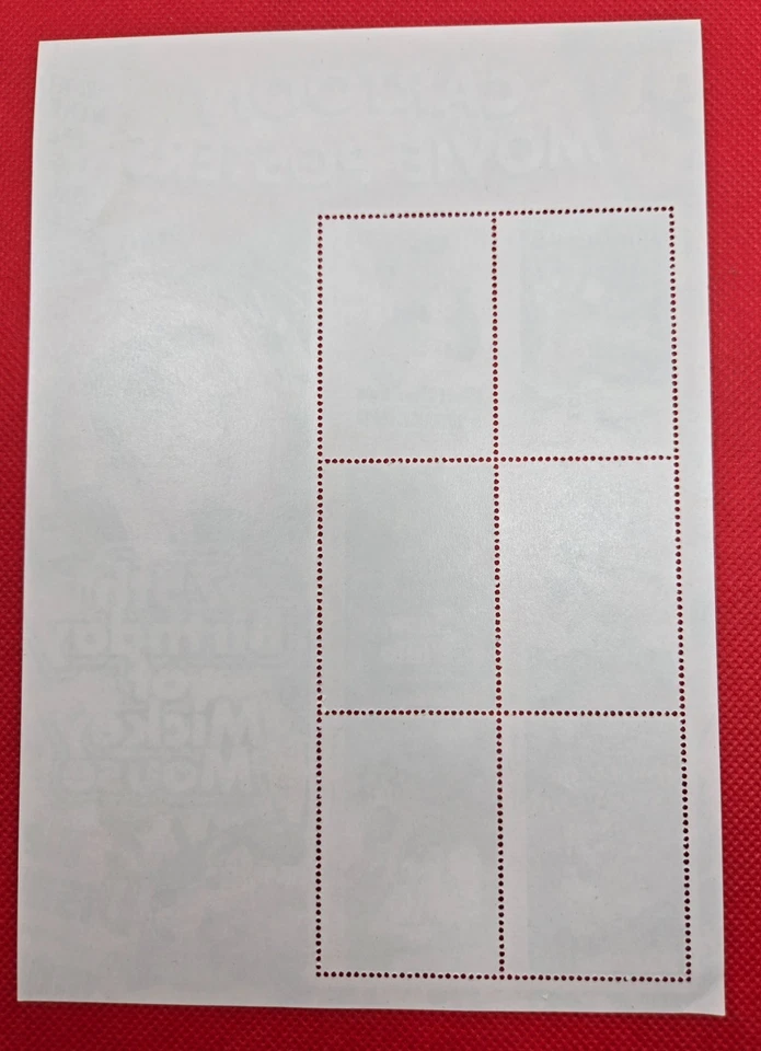 Estampillas póster de películas de dibujos animados de Mickey Mouse del Pato Donald de Disney 2003 Afganistán Foto 2 de 2