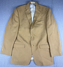 Lauren Ralph Lauren Tan Polyester Sport Coat Blazer Solid 2-Button 40R