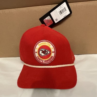  47 Kansas City Chiefs Red Corduroy NFL Football Stoney Clover Lane SnapBack Hat