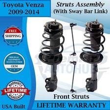 Gabriel OEM Front Struts W/Sway Bar For 2009-2014 Toyota Venza Lifetime Warranty