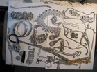 LARGE Lot Vtg - Now Rhinestone Costume Jewelry