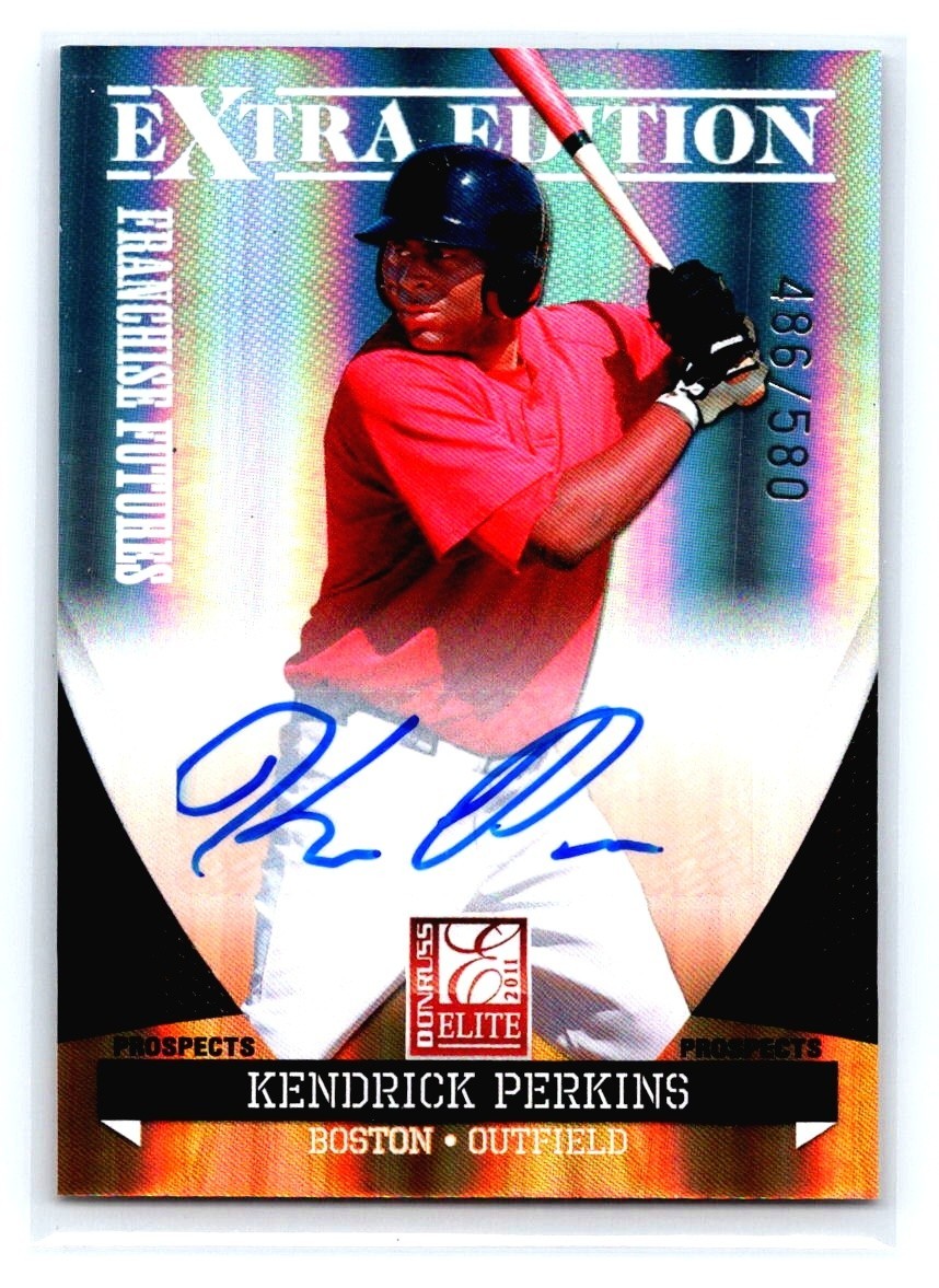 2011 Panini Donruss Elite Kendrick Perkins RC Auto /580