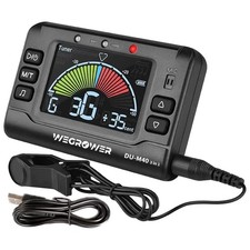 Rechargeable 3-in-1 Digital Metronome Tuner with USB for All Instruments