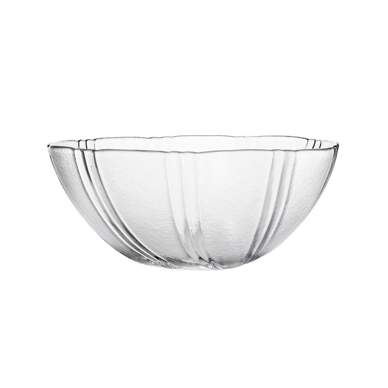 Salad Bowl Food Serving Dish Round Clear Glass 11cm Mixing Bowl Dishwasher Safe