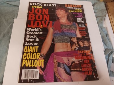 Jon Bon Jovi Rock Blast Special Complete Magazine Bangles 1987