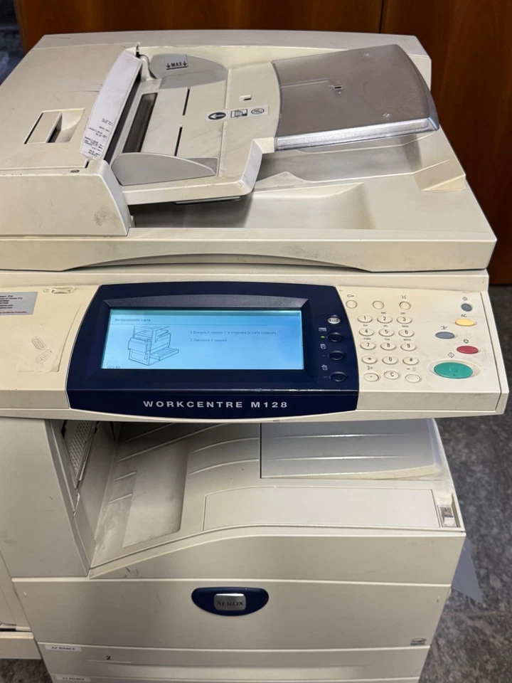 Xerox WorkCentre M128 Multifunzione Laser B/N A4 ADF – Stampa - Non Testata - Immagine 2 di 4