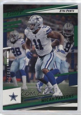 2022 Panini Prestige Xtra Points Premium Green 178/249 Micah Parsons #84 1c5x