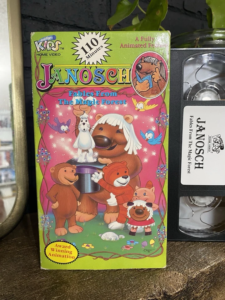 Janosch - Fables From The Magic Forest VHS Tape, 1989 OOP HTF Rare Cartoons 80s - Image 3 of 4