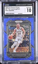 2022-23 Panini Prizm #97 Pat Connaughton Blue Sparkle CGC 10