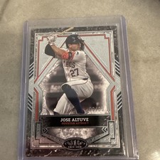 2025 Topps Tier One JOSE ALTUVE Silver Foil #36 Astros - 66/99