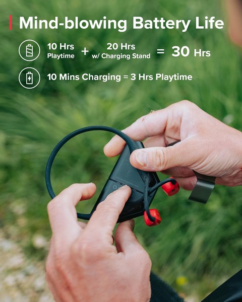 Alternate view of Suunto Wing Open-ear Bone Conduction Headphone, Bluetooth Wireless Sport