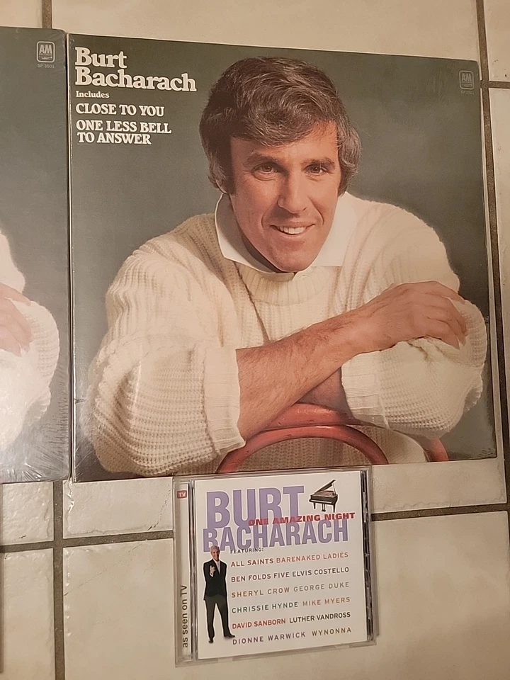 Burt Bacharach Self Titled Vinyl LP Both Sealed Both Original w/Bonus CD 2 Avail - Image 3 of 4