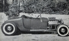 Vintage Hot Rod Wanted Postcard 1927 Ford Model T Roadster Dean Batchelor 1960s Vintage Hot Rod Wanted Postcard 1927 Ford Model T Roadster Dean Batchelor 1960s