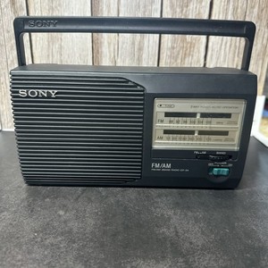 Vintage Sony ICF-24 AM/FM Radio Tested Works